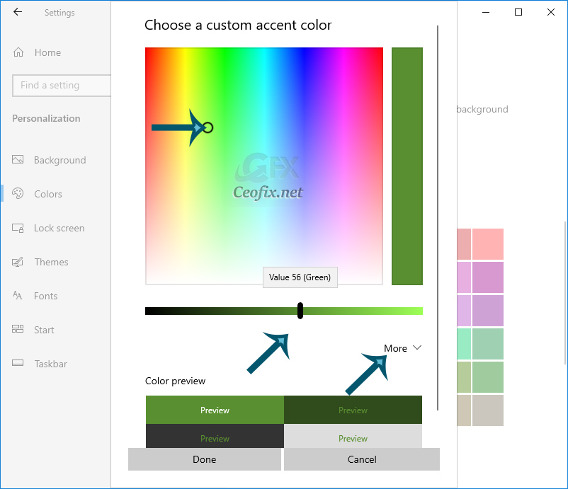 How to Change Taskbar And Start Menu Color in Windows 10