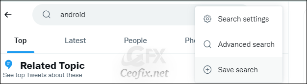 How to Saving Searches on Twitter