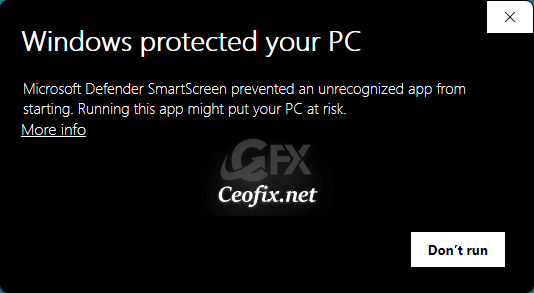 windows protected your pc